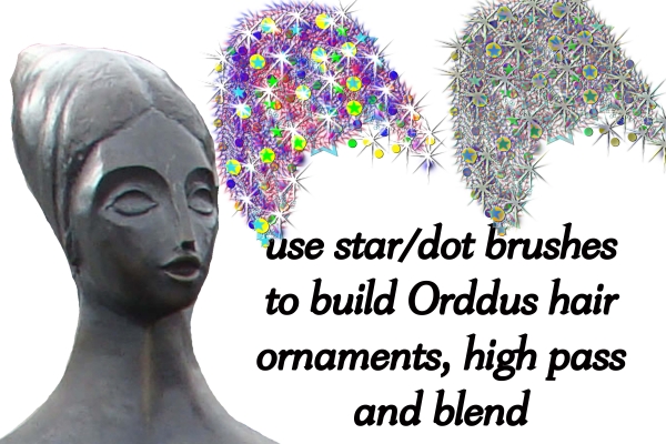 Creation of Orddu, Orwen and Orgoch: Step 5